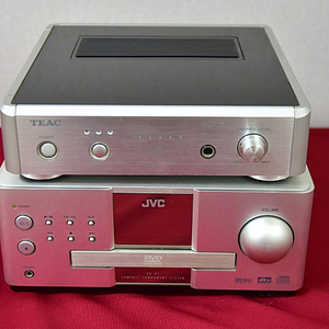 JVC 미니DVD리시버(CA-EXP1) + 티악 DAC (UD-H01) 일괄 22만원