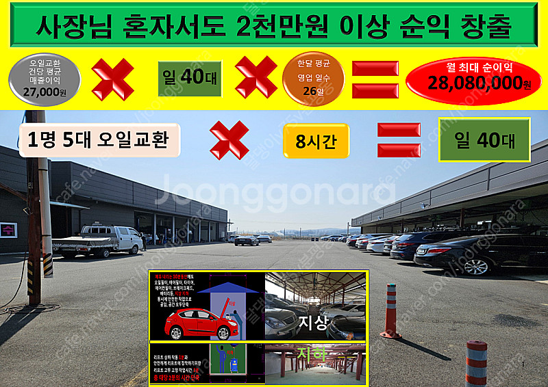 창업 프랜차이즈 체인점 카센터 임대 매매 비용 자격증 ...--0