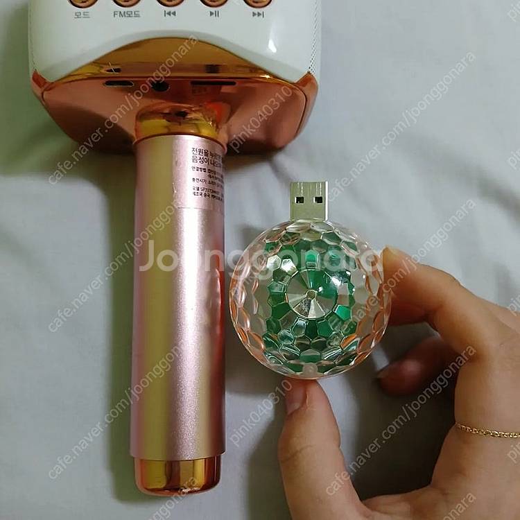 블루투스 노래방마이크 미러볼케이스 세트 SP3272MK...--3