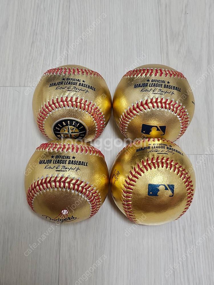 MLB금박 공인구 싸인볼 판매--1