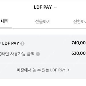 롯데 ldf pay 74만원권 판매