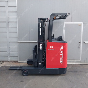 니찌유 전동지게차 1.5톤 3단4500MM 싸이드쉬프트 장착 2019년식 FBR15-80 입식지게차[신차수준]전기식