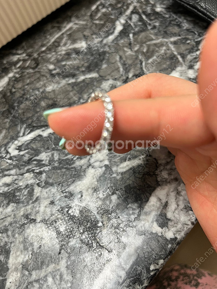 14k 랩다이아 테니스 반지 16호--5