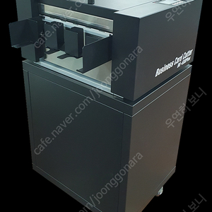 [새제품]BK-600PLUS 국사절명함재단기로 고객 커스텀사이즈 106mm x 83mm를 재단.
