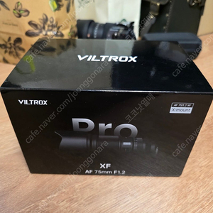 빌트록스 pro 75.2 후지 x마운트 + CPL 필터 팝니다. viltrox pro 75mm f1.2