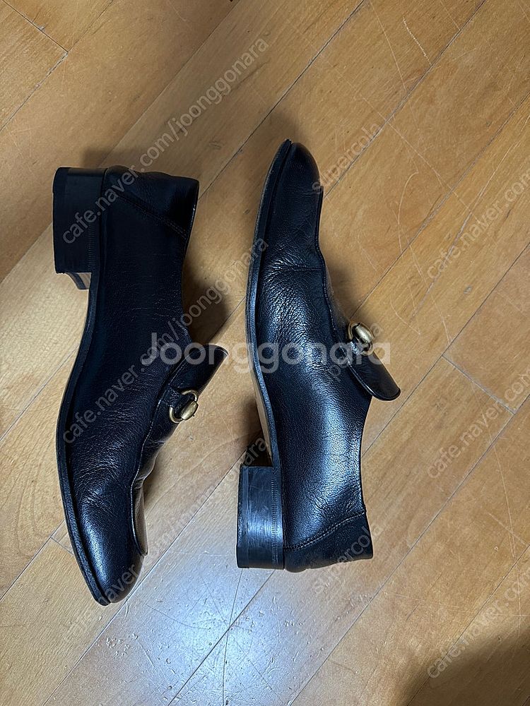 19ss 구찌 명품 홀스빗 가죽 로퍼 블랙 8사이즈--2