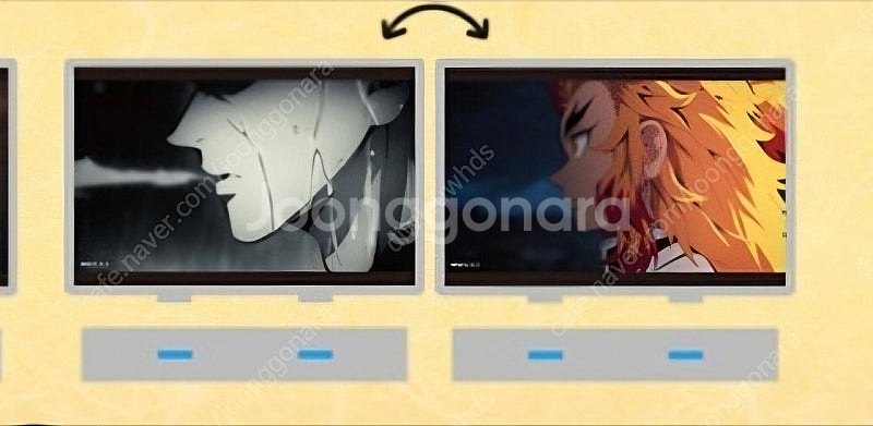 귀멸의칼날 렌고쿠 아크릴 염주 렌티큘러 아크릴--0