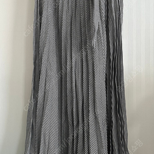 zara 자라 플리츠스커트 체크 깅엄 벨트