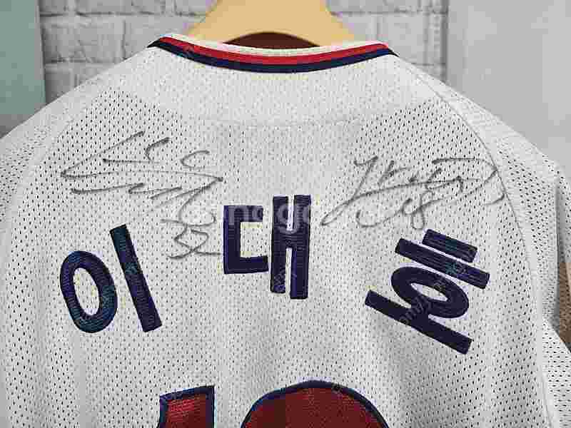 롯데자이언츠 이대호 야구유니폼 S/90/66 동료 친필...--6
