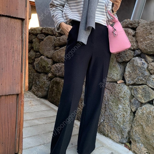 젠틀슬랙스 새상품 블랙라지