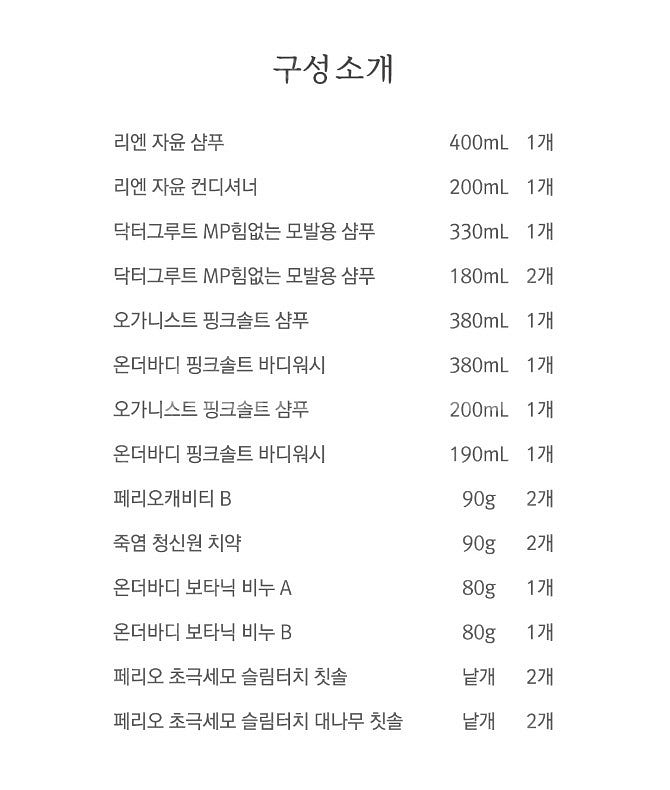 LG생활건강 명작 시그니처 세트--1