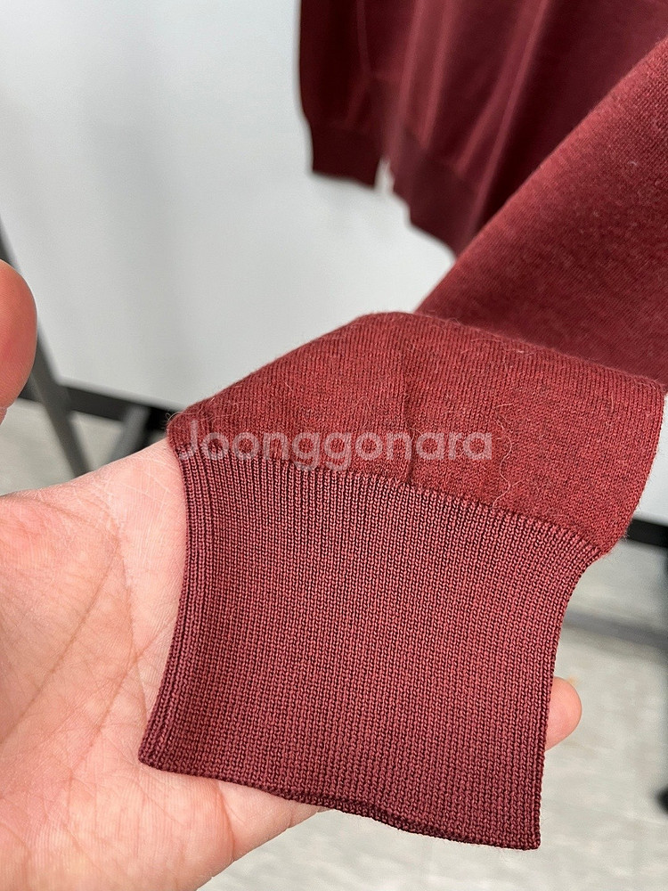 95/30) 랑방 이태리 컬렉션 터틀넥 니트/데님앤서플라이 녹워싱 디스진--4