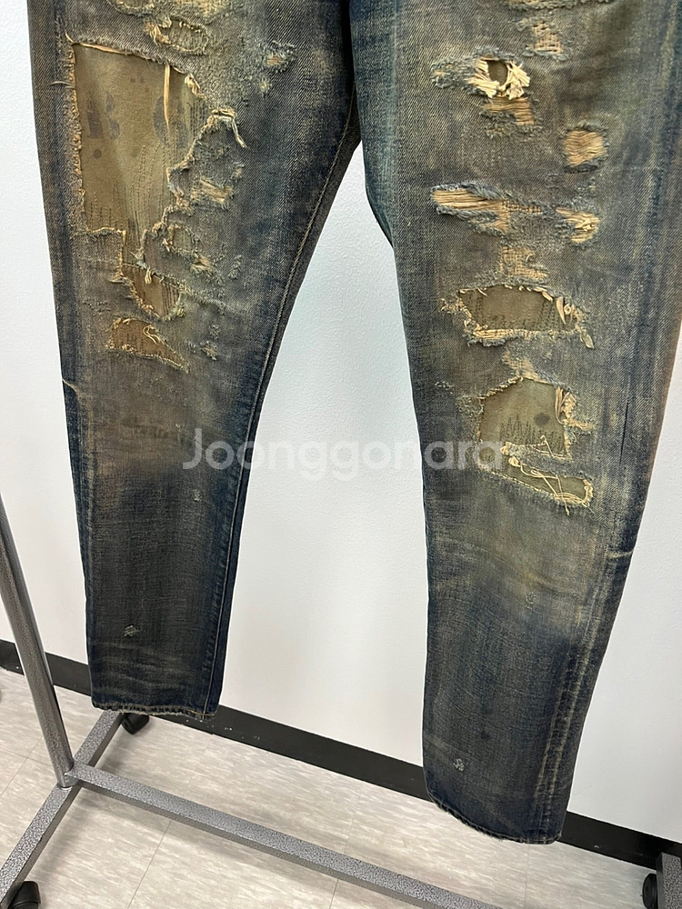 95/30) 랑방 이태리 컬렉션 터틀넥 니트/데님앤서플라이 녹워싱 디스진--9