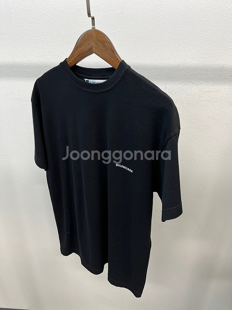 여) 발렌시아가 로고 반팔티/버버리 런던 블루체크 레인...--0