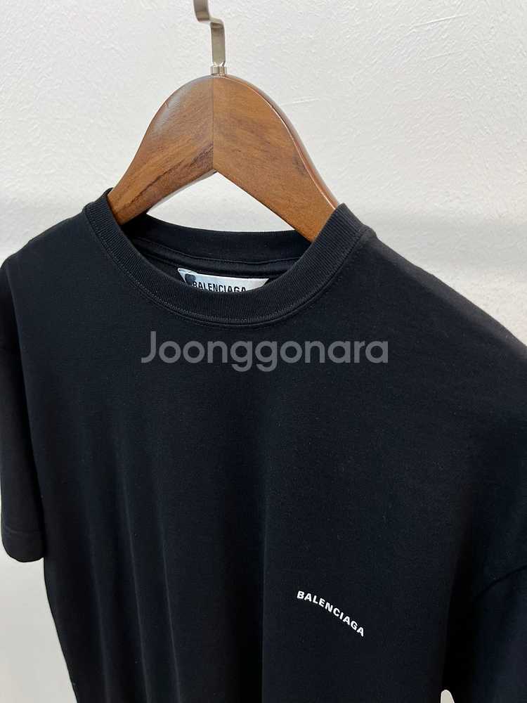 여) 발렌시아가 로고 반팔티/버버리 런던 블루체크 레인...--2