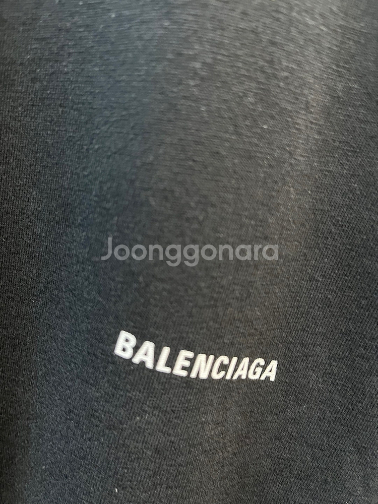여) 발렌시아가 로고 반팔티/버버리 런던 블루체크 레인...--3