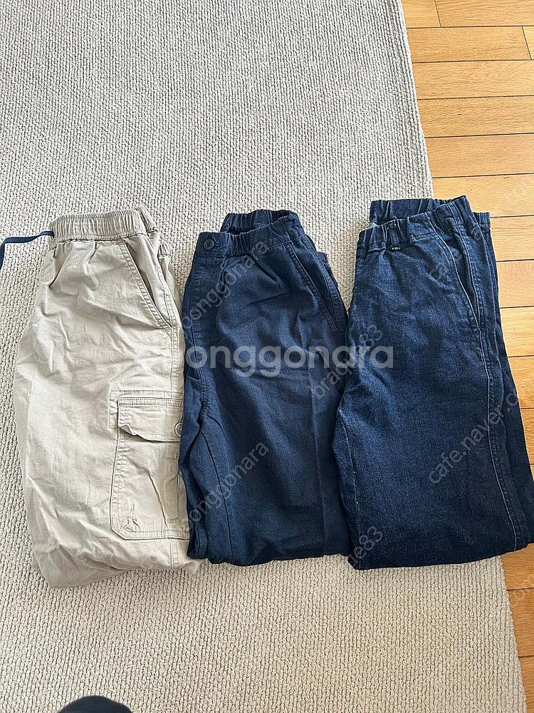 남아 바지 유니클로 팬츠 160--0