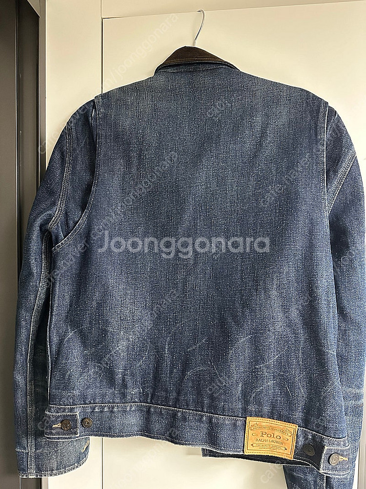폴로 랄프로렌 던가리 초어 코듀로이 타탄 데님자켓--3