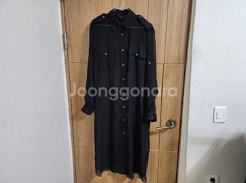 (55)여성 제시뉴욕 시스루 롱 블라우스--0