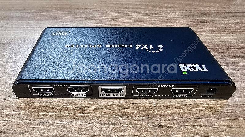 넥시 HDMI 1:4 분배기 NX-4K0104P--2