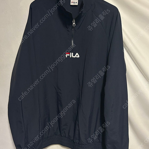 휠라 FILA 아노락 자수로고 반집업 바람막이 판매