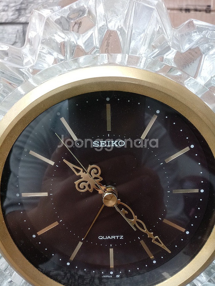 빈티지 일제 세이코 SEIKO 크리스탈 알람 탁상시계 ...--1
