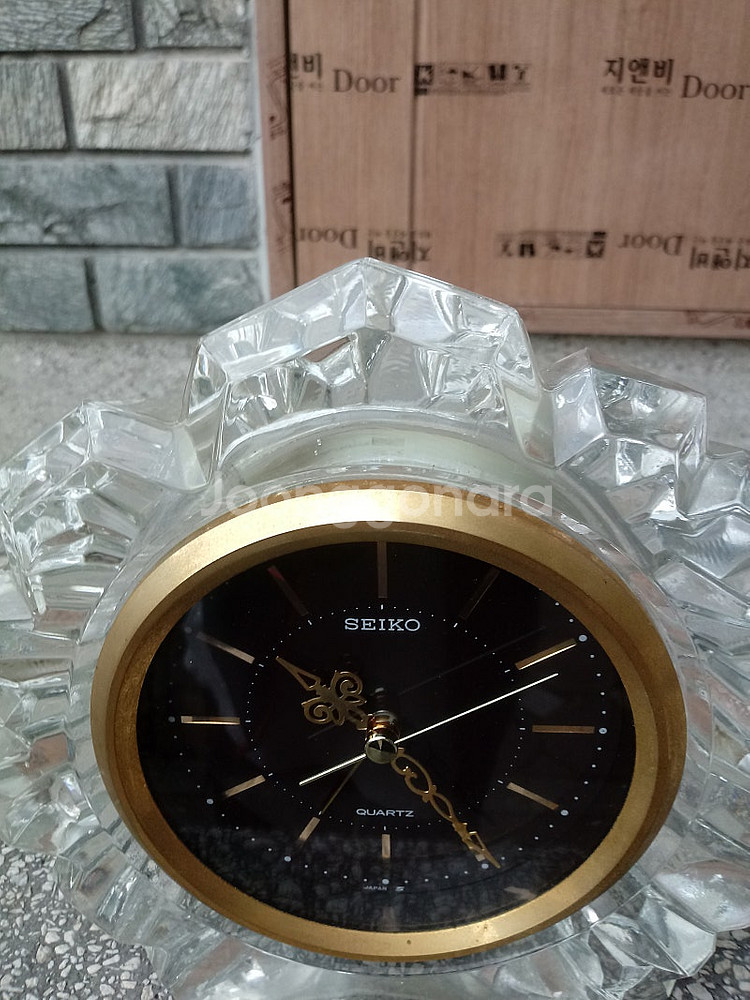 빈티지 일제 세이코 SEIKO 크리스탈 알람 탁상시계 ...--3