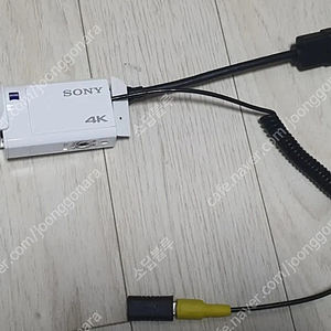 소니액션캠 FDR-X3000 + 모니터, 무제한 전원공급, HDMI 젠더