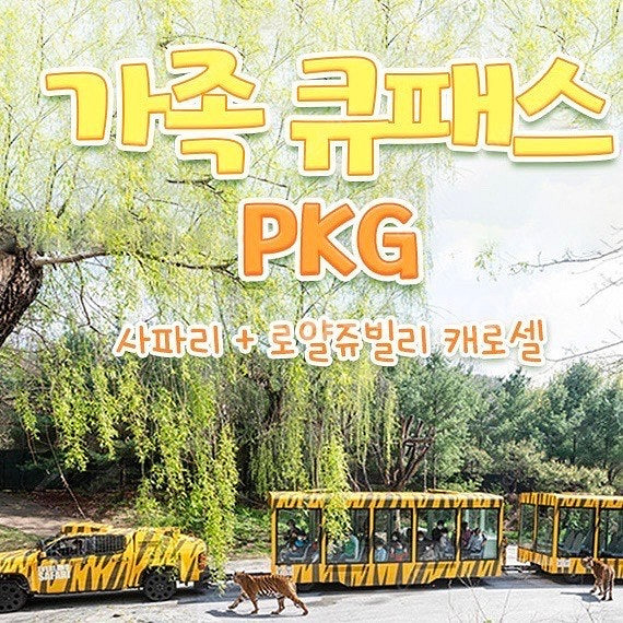 애버랜드 사파리 가족큐패스 4월26일 구매원해여--0