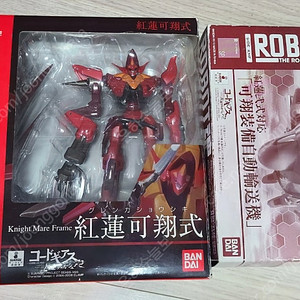 반다이 (BANDAI) 로봇혼 (ROBOT혼) 코드기어스 - 홍련 가상식 & 가상장비 자동수송기 판매합니다.