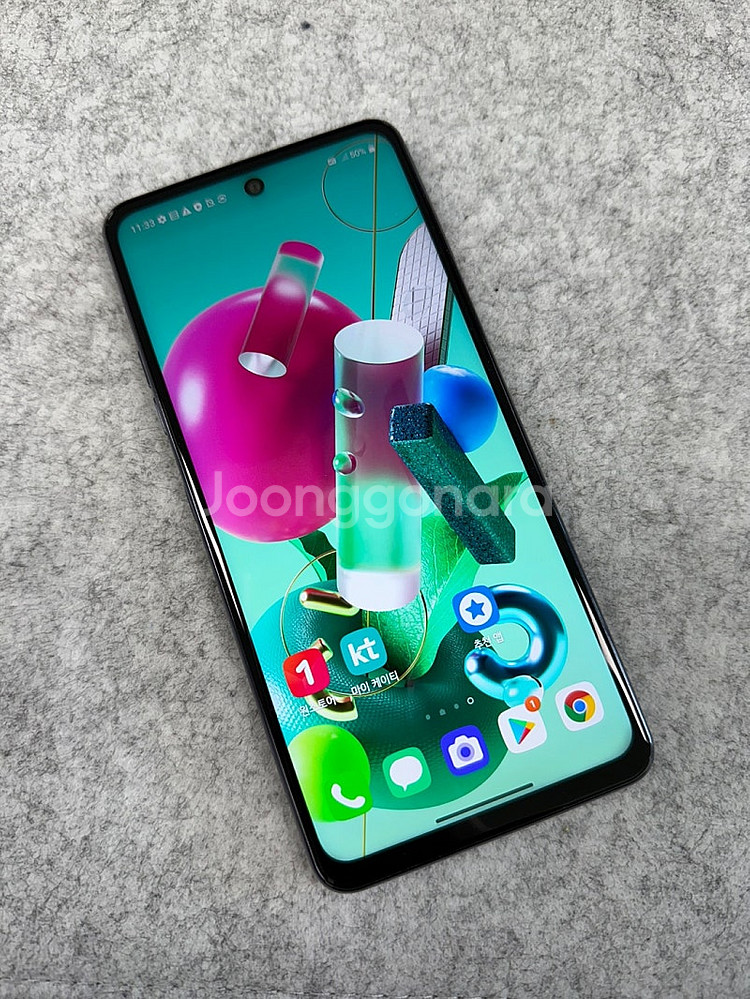 (AAA급) LG Q92 블랙 128G 미파손 무기스 ...--2