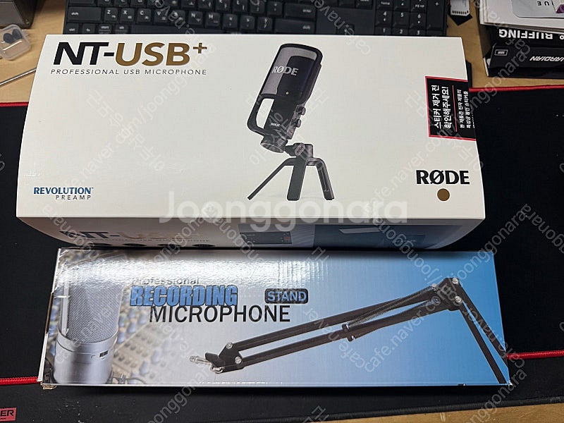 로데 NT USB+(플러스) 마이크 미개봉 신품--0