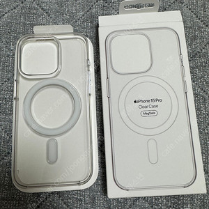 [아이폰15프로] 정품 투명케이스