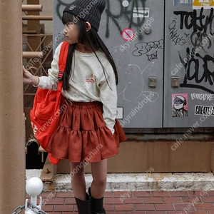 워니리본 줄리스커트 브릭 2xl(가격내림)