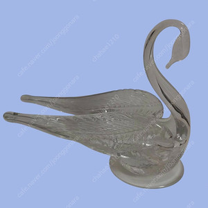 영국 대형 투명 백조 보관함 보석함