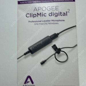 Apogee Clip Mic digital 2 아포지 클립마이크 디지털2 핀마이크 라벨리어 마이크 팝니다