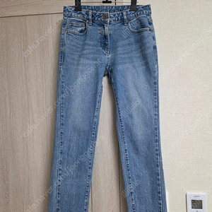 산드로 여성 일자 슬림핏 데님 청바지 한섬 타임 마인 랑방 시에 유메르