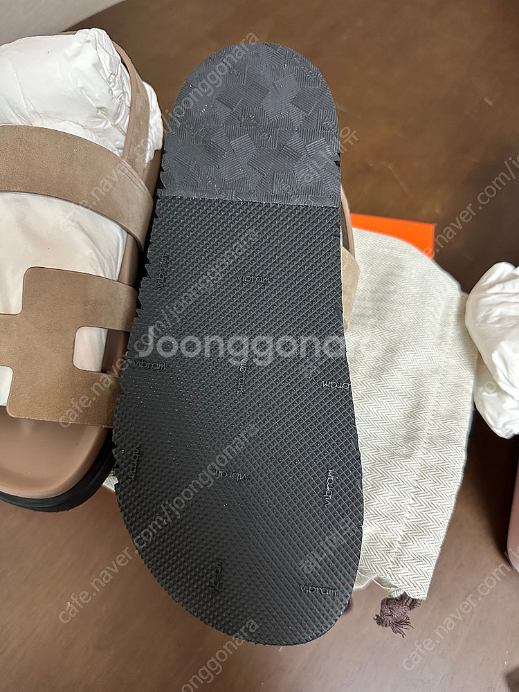 에르메스 지니어스 시프레 38 비브람 포함 새상품 택포...--2