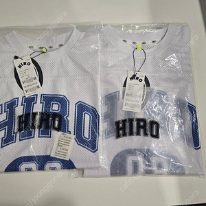 히로 블랭크매쉬져지 화이트130 140