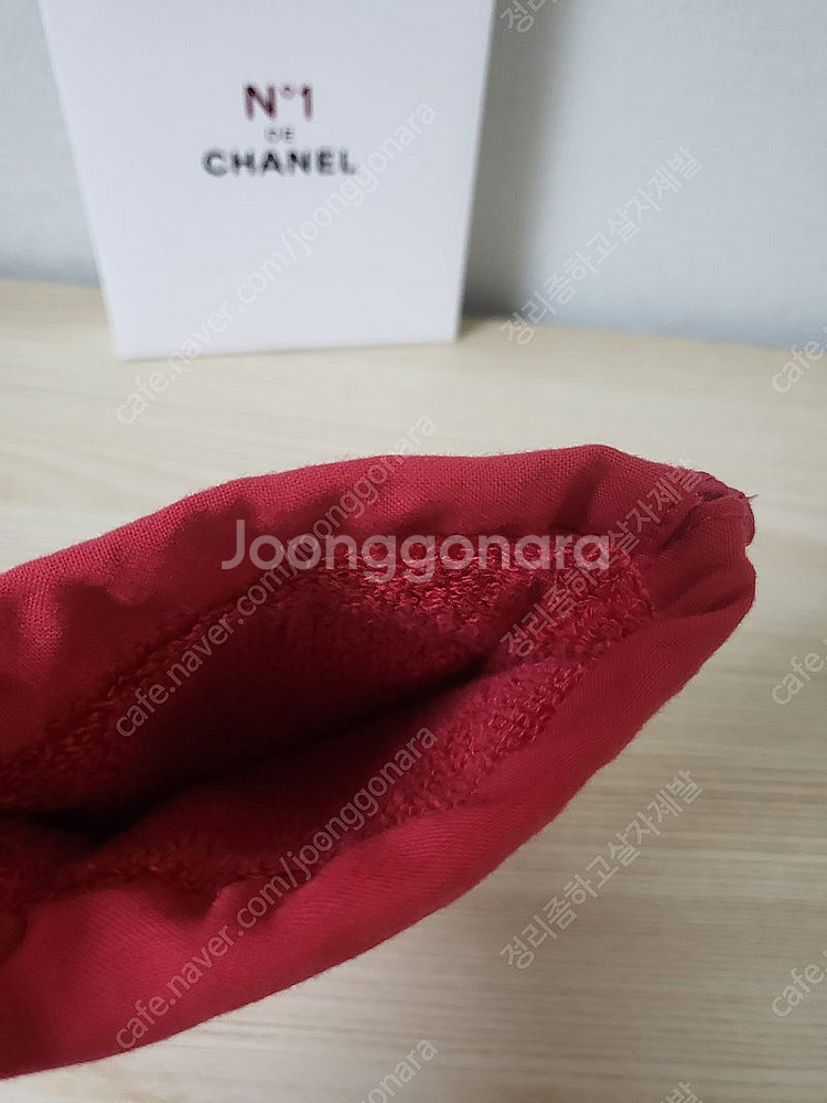 정품) 새제품 샤넬 레드 미니 복조리 파우치 (코스메틱...--2
