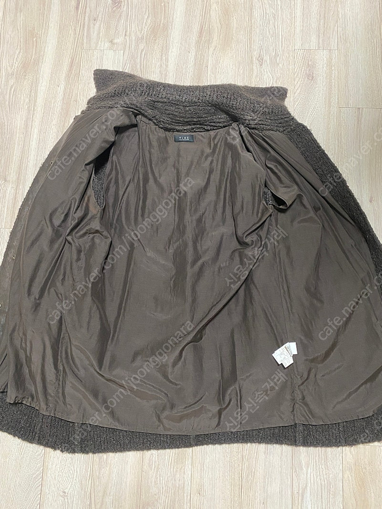 한섬)Time 타임 니트 뽀글이 롱가디건 부클 자켓 코트 점퍼 원피스 스커트 팬츠 마인 Sjsj 시스템 테디베어코트--5