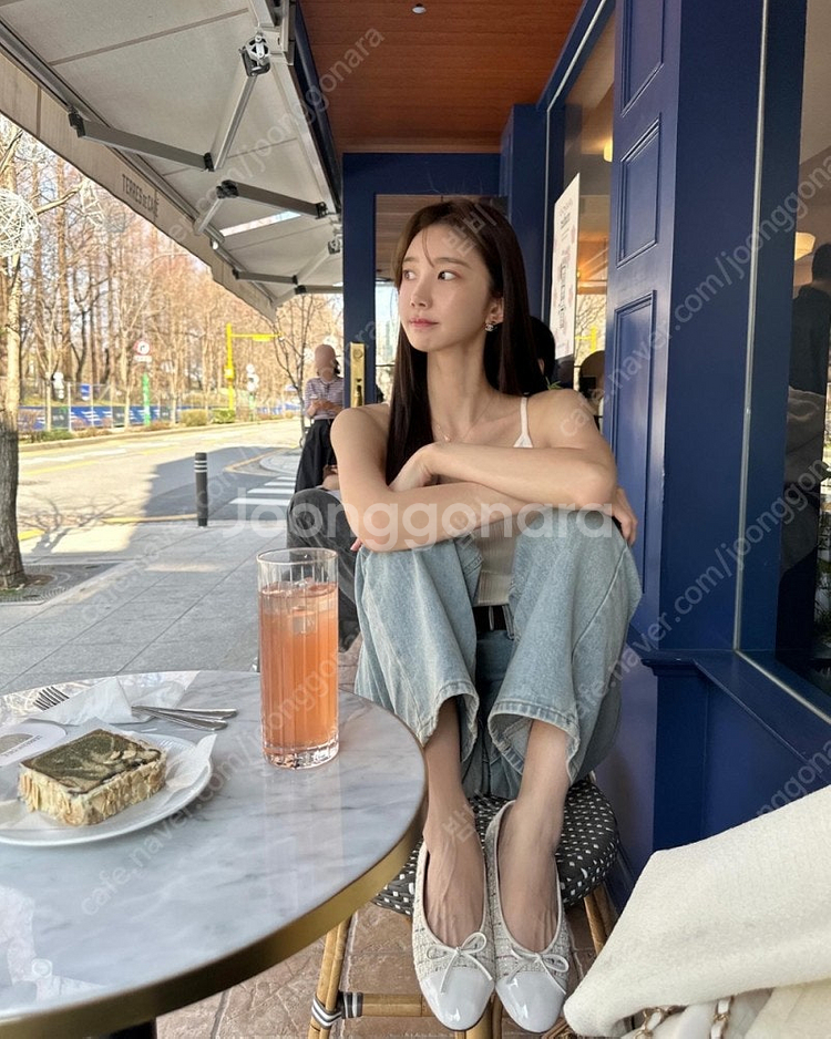 mimiwor 미미워 코코 발레리나 트위드 플랫 슈즈 ...--0