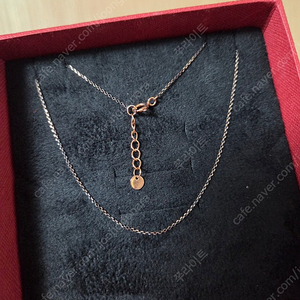 보스크 14k 헤라 블랙체인 목걸이
