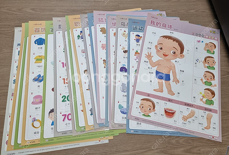세이포스터 중국어 18종, 세이포스터 영어 17종--1