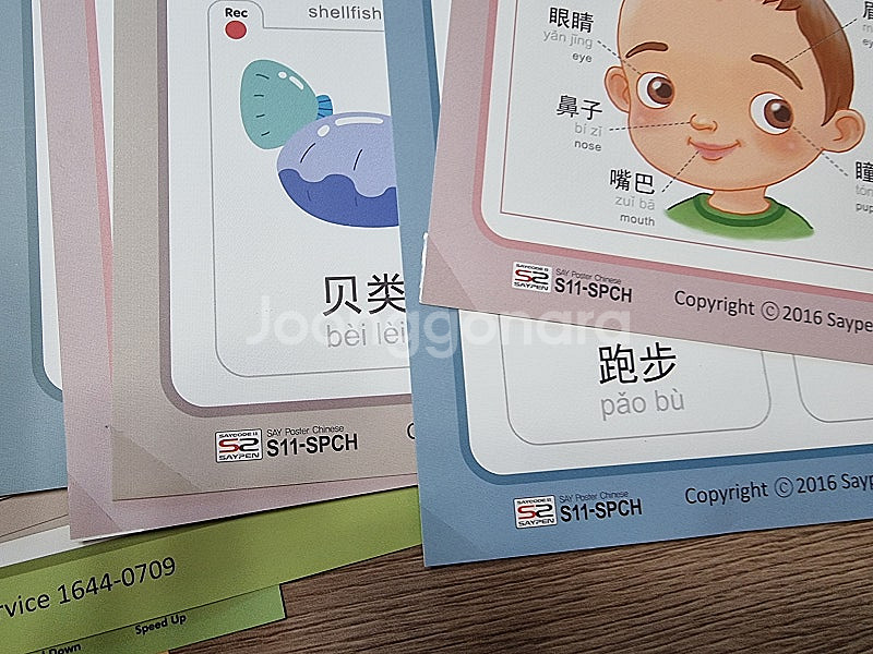 세이포스터 중국어 18종, 세이포스터 영어 17종--2