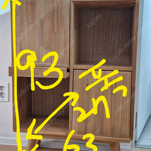 원목 북케이스 렌지대 수납장 캐비닛 63 93 27