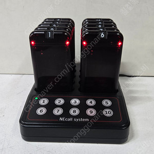 엔이콜 진동벨 10구 팝니다 DP-400R 블랙