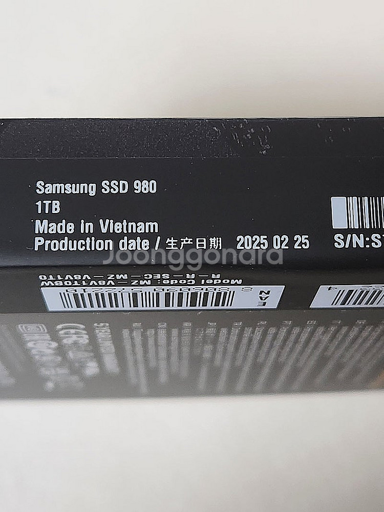 삼성 SSD 980 1TB 판매합니다 [정품/미개봉/2...--1