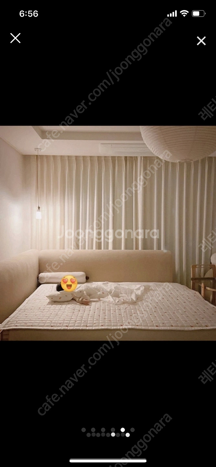 스테이모어 우디 패브릭침대 패밀리 침대 상태 좋습니다--4