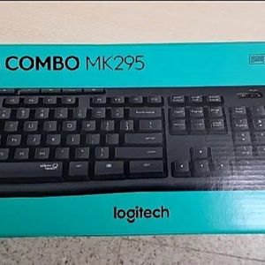 로지텍 무소음 무선콤보 MK295 블랙